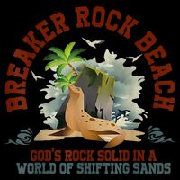 GodS Rock Solid Breaker Rock Beach Vbs 2024 Christian 7-Panel Snapback Hat