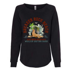 GodS Rock Solid Breaker Rock Beach Vbs 2024 Christian Womens California Wash Sweatshirt