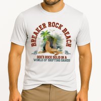 GodS Rock Solid Breaker Rock Beach Vbs 2024 Christian Cooling Performance Crew T-Shirt