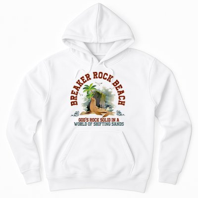 GodS Rock Solid Breaker Rock Beach Vbs 2024 Christian Hoodie