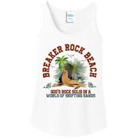 GodS Rock Solid Breaker Rock Beach Vbs 2024 Christian Ladies Essential Tank