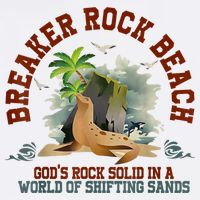 GodS Rock Solid Breaker Rock Beach Vbs 2024 Christian Crop Top