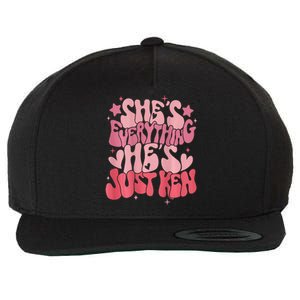 Groovy Retro Shes Everything Hes Just Ken Wool Snapback Cap