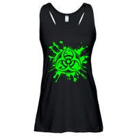 Green Radioactive Symbol Biohazard Symbol Radiation Nuclear Ladies Essential Flowy Tank