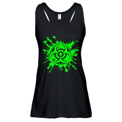 Green Radioactive Symbol Biohazard Symbol Radiation Nuclear Ladies Essential Flowy Tank