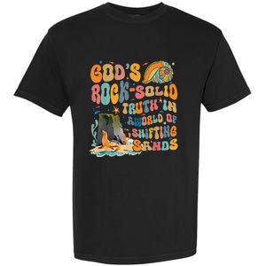 GodS Rock Solid Breaker Rock Beach Vbs 2024 Garment-Dyed Heavyweight T-Shirt