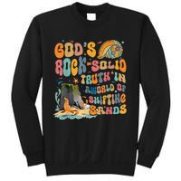 GodS Rock Solid Breaker Rock Beach Vbs 2024 Sweatshirt