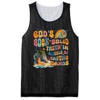 GodS Rock Solid Breaker Rock Beach Vbs 2024 Mesh Reversible Basketball Jersey Tank