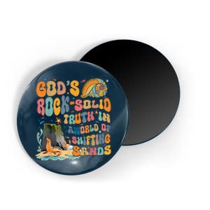 GodS Rock Solid Breaker Rock Beach Vbs 2024 Christian Magnet