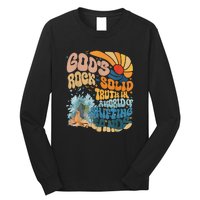 Gods Rock Solid Breaker Rock Beach Vbs 2024 Christian Gift Long Sleeve Shirt