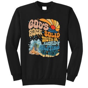 Gods Rock Solid Breaker Rock Beach Vbs 2024 Christian Gift Sweatshirt