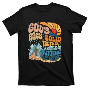 Gods Rock Solid Breaker Rock Beach Vbs 2024 Christian Gift T-Shirt