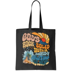 Gods Rock Solid Breaker Rock Beach Vbs 2024 Christian Gift Tote Bag