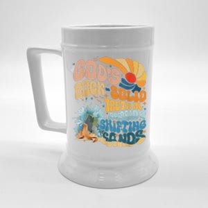 Gods Rock Solid Breaker Rock Beach Vbs 2024 Christian Gift Beer Stein