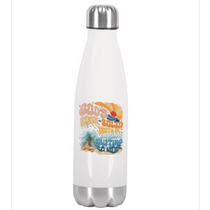 Gods Rock Solid Breaker Rock Beach Vbs 2024 Christian Gift Stainless Steel Insulated Water Bottle