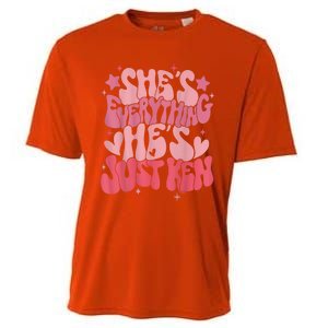 Groovy Retro Shes Everything Hes Just Ken (Word On Back) Cooling Performance Crew T-Shirt