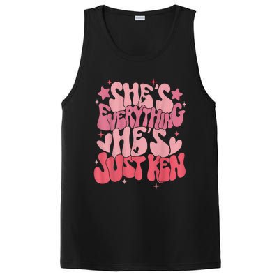 Groovy Retro Shes Everything Hes Just Ken (Word On Back) PosiCharge Competitor Tank