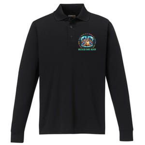 Gods Rock Solid Truth In A World Breaker Rock Beach Vbs 2024 Performance Long Sleeve Polo