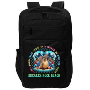 Gods Rock Solid Truth In A World Breaker Rock Beach Vbs 2024 Impact Tech Backpack