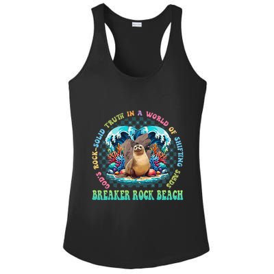 Gods Rock Solid Truth In A World Breaker Rock Beach Vbs 2024 Ladies PosiCharge Competitor Racerback Tank