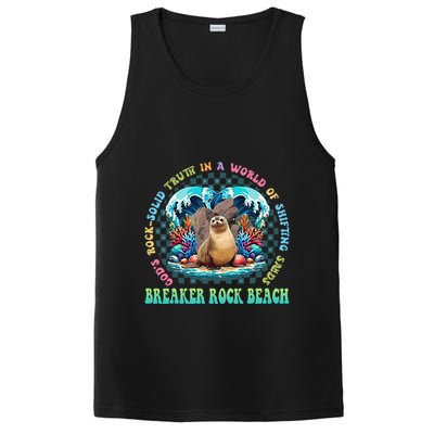 Gods Rock Solid Truth In A World Breaker Rock Beach Vbs 2024 PosiCharge Competitor Tank