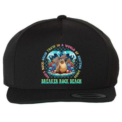 Gods Rock Solid Truth In A World Breaker Rock Beach Vbs 2024 Wool Snapback Cap