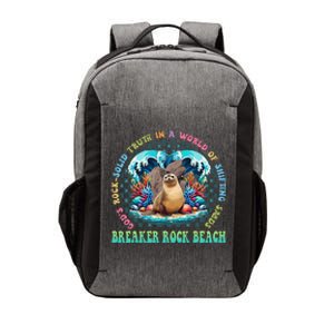 Gods Rock Solid Truth In A World Breaker Rock Beach Vbs 2024 Vector Backpack