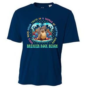 Gods Rock Solid Truth In A World Breaker Rock Beach Vbs 2024 Cooling Performance Crew T-Shirt