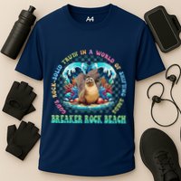 Gods Rock Solid Truth In A World Breaker Rock Beach Vbs 2024 Performance Shirt