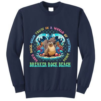 Gods Rock Solid Truth In A World Breaker Rock Beach Vbs 2024 Sweatshirt