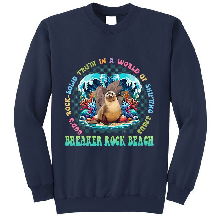 Gods Rock Solid Truth In A World Breaker Rock Beach Vbs 2024 Sweatshirt