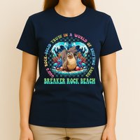 Gods Rock Solid Truth In A World Breaker Rock Beach Vbs 2024 T-Shirt