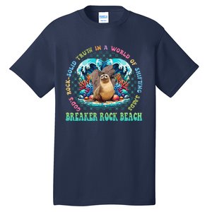 Gods Rock Solid Truth In A World Breaker Rock Beach Vbs 2024 Tall T-Shirt