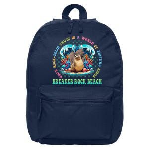 Gods Rock Solid Truth In A World Breaker Rock Beach Vbs 2024 16 in Basic Backpack