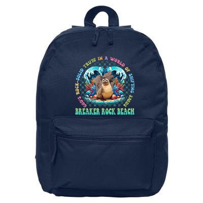 Gods Rock Solid Truth In A World Breaker Rock Beach Vbs 2024 16 in Basic Backpack
