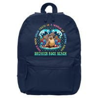 Gods Rock Solid Truth In A World Breaker Rock Beach Vbs 2024 16 in Basic Backpack