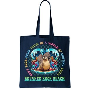 Gods Rock Solid Truth In A World Breaker Rock Beach Vbs 2024 Tote Bag