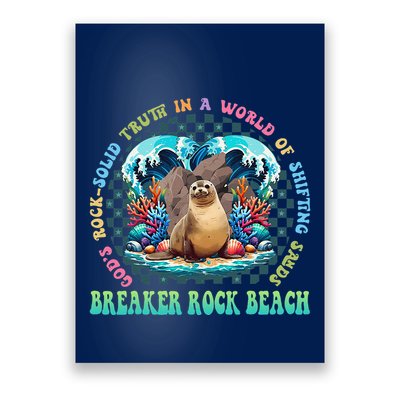 Gods Rock Solid Truth In A World Breaker Rock Beach Vbs 2024 Poster