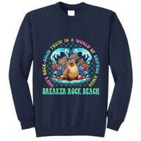 Gods Rock Solid Truth In A World Breaker Rock Beach Vbs 2024 Tall Sweatshirt