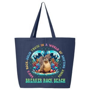 Gods Rock Solid Truth In A World Breaker Rock Beach Vbs 2024 25L Jumbo Tote