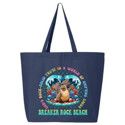 Gods Rock Solid Truth In A World Breaker Rock Beach Vbs 2024 25L Jumbo Tote