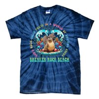 Gods Rock Solid Truth In A World Breaker Rock Beach Vbs 2024 Tie-Dye T-Shirt