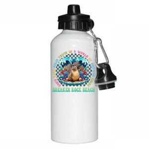 Gods Rock Solid Truth In A World Breaker Rock Beach Vbs 2024 Aluminum Water Bottle