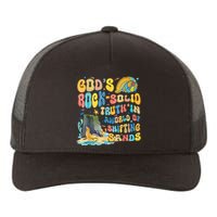 GodS Rock Solid Breaker Rock Beach Vbs 2024 Christian Yupoong Adult 5-Panel Trucker Hat