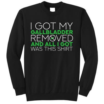 Gallbladder Removal Surgery Recovery Tall Sweatshirt