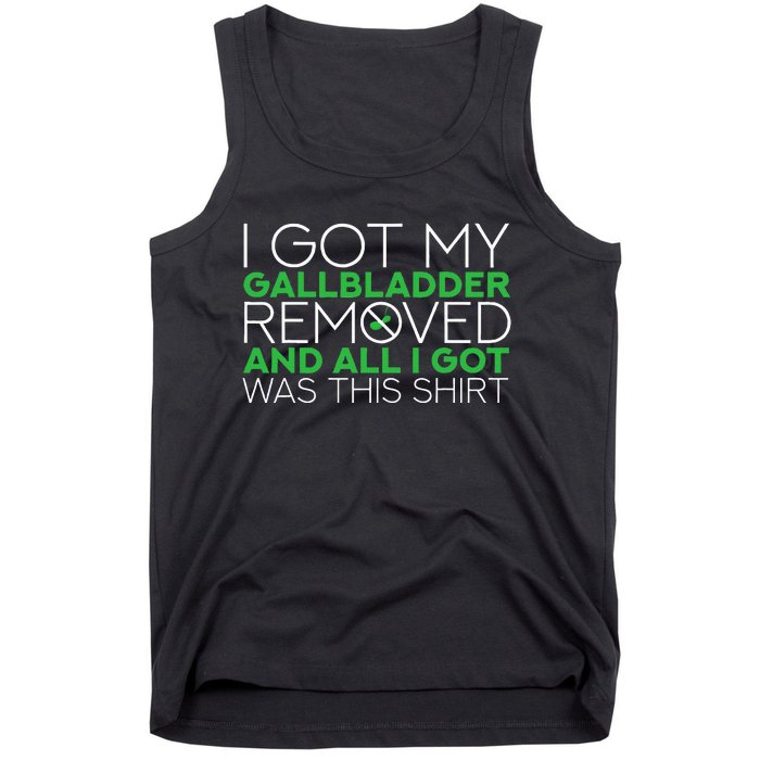 Gallbladder Removal Surgery Recovery Tank Top