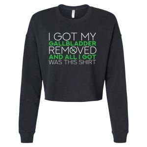 Gallbladder Removal Surgery Recovery Cropped Pullover Crew