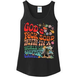 Gods Rock Solid Truth In A World Ladies Essential Tank