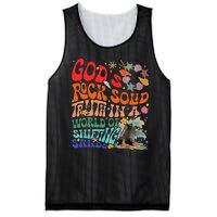 Gods Rock Solid Truth In A World Mesh Reversible Basketball Jersey Tank