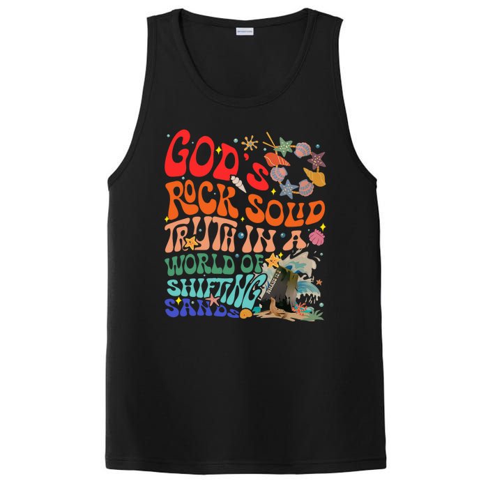 Gods Rock Solid Truth In A World PosiCharge Competitor Tank